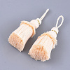 Polycotton(Polyester Cotton) Tassel Big Pendant Decorations FIND-S302-04I-2