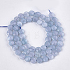 Natural Aquamarine Beads Strands X-G-S354-27-2