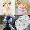 4 Rolls 4 Colors Polyester Iridescent Ribbon OCOR-TA0004-10-7