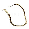 Alloy Cuban Curb Chains Necklaces & Bracelets Sets for Men WG37A02-07-5