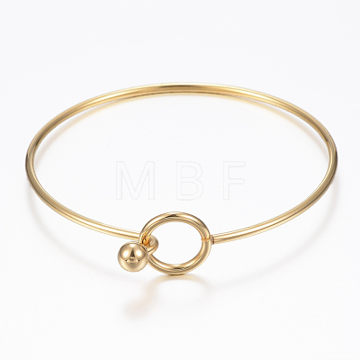 304 Stainless Steel Bangle BJEW-H530-01-1