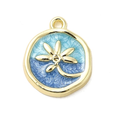 Alloy Enamel Charms PALLOY-K020-19LG-02-1