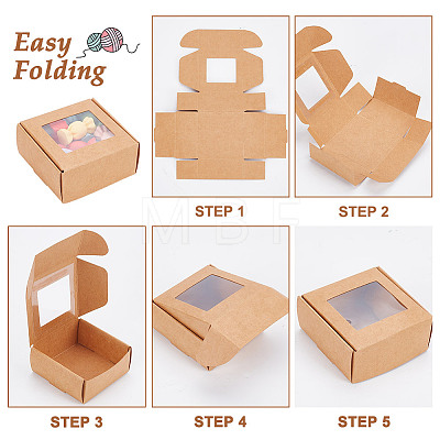 Square Paper Folding Gift Boxes CON-WH0094-46B-01-1