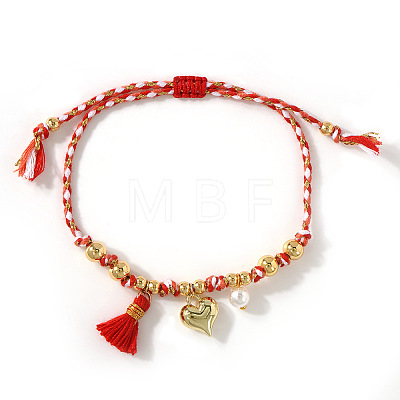 Pride Month Alloy Heart Charm Bracelets YY7958-2-1