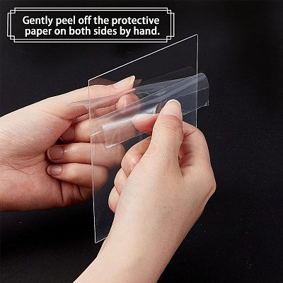 Transparent Acrylic for Picture Frame DIY-WH0204-82B-1