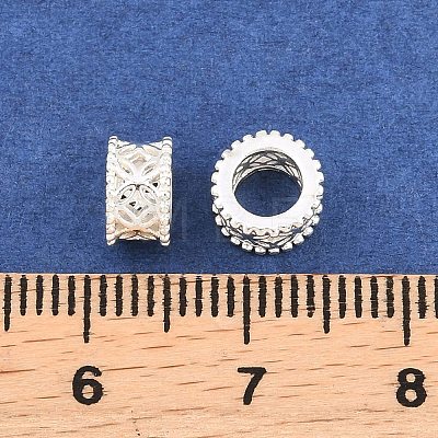 Brass European Beads KK-A292-03A-S-1