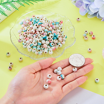 200Pcs Handmade Porcelain Beads PORC-TA0001-60-1