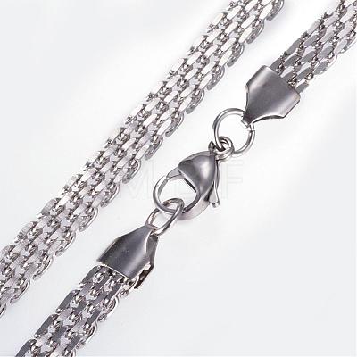 304 Stainless Steel Bracelets BJEW-D431-21-1
