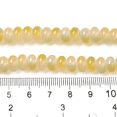 Baking Paint Glass Beads Strands DGLA-C003-01I-1