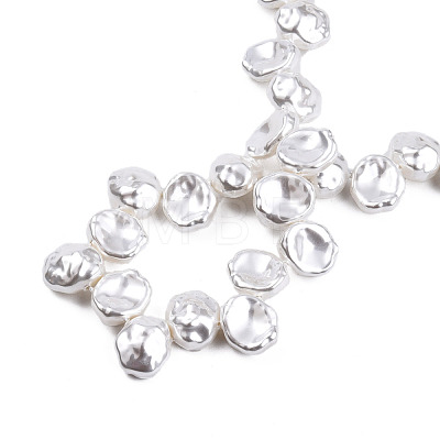 ABS Plastic Imitation Pearl Beads Strands KY-N015-12-B01-1