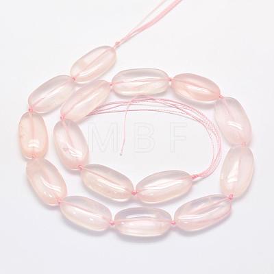 Natural Rose Quartz Beads Strands G-G695-05-1