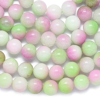 Natural Malaysia Jade Beads Strands G-B165-C08-10mm-1