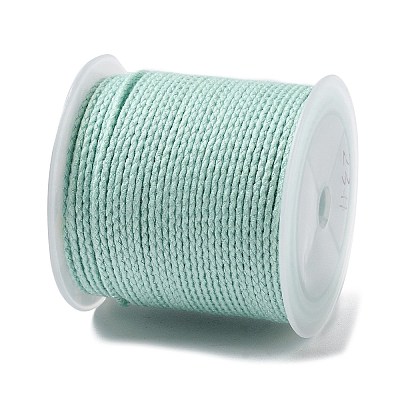 20M Polyester Braided Cord for Jewelry Making OCOR-G015-04A-05-1