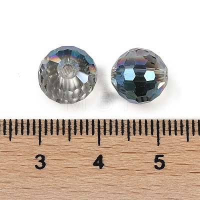 Transparent Electroplate Glass Beads EGLA-N002-31-G01-1