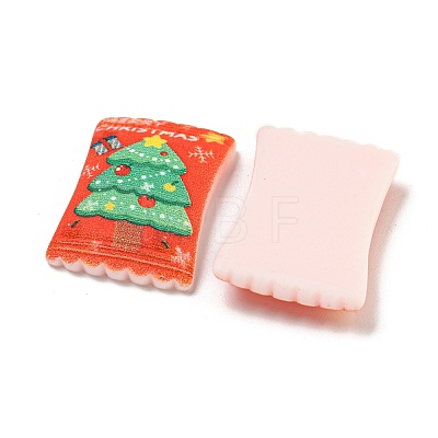 Christmas Theme Opaque Resin Decoden Cabochons CRES-B022-03A-1