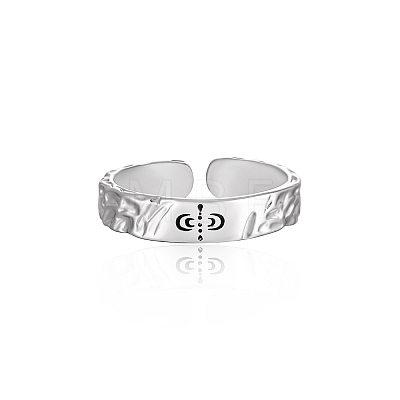 Brass Enamel Cuff Open Rings for Couple WG06FB7-01-1