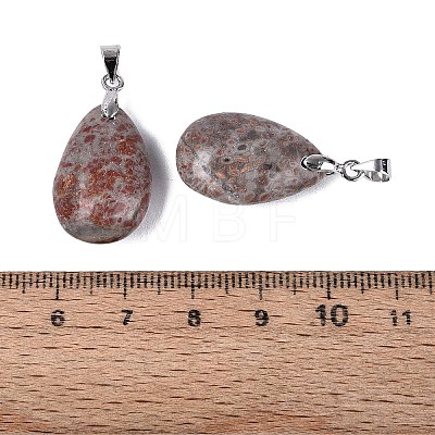 Natural Gemstone Pendants G-N362-03P-04-1