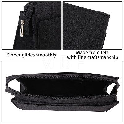 Rectangle Felt Purse Organizer Insert DIY-CO0001-11B-02-1
