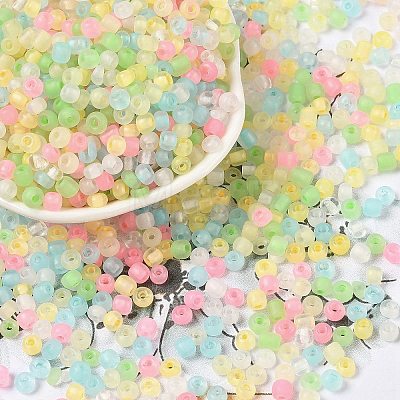 6/0 Luminous Glass Seed Beads SEED-NH0001-01I-1