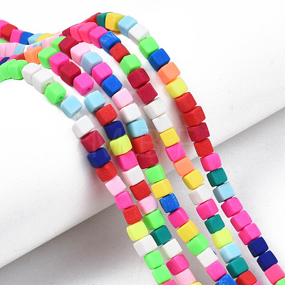 Handmade Polymer Clay Beads Strands CLAY-N008-061-10-1