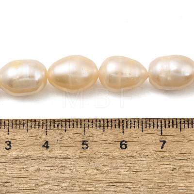 Natural Cultured Freshwater Pearl Beads Strands PEAR-I007-01H-02B-1