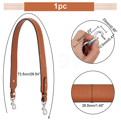 PU Leather Bag Straps PURS-WH0001-60B-P-1