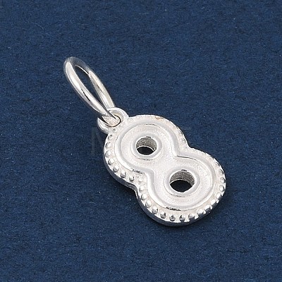 Number Series 925 Sterling Silver Charms LS-STER-Q002-01I-1
