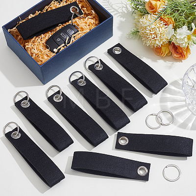 30Pcs Non-Woven Fabric Keychains KEYC-SP0001-64A-1