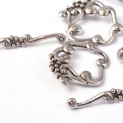 Tibetan Silver Toggle Clasps X-LF1357Y-1