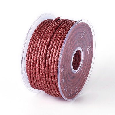 Braided Cowhide Cord WL-I004-3mm-D-25-1