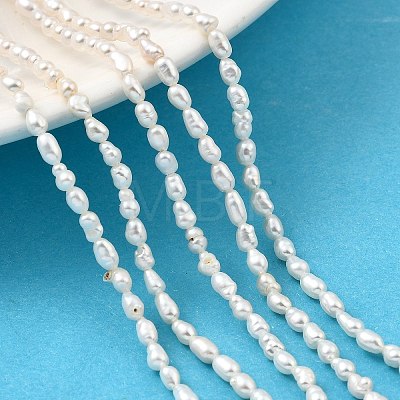 Natural Cultured Freshwater Pearl Beads Strands PEAR-I007-01J-01A-1