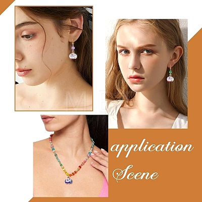 12Pcs 6 Colors Alloy Rhinestone Pendants FIND-YW0011-79-1