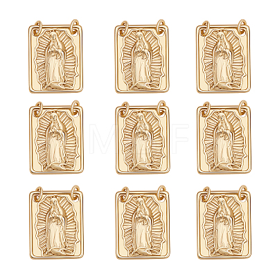 Brass Pendants KK-CJ0001-37-1