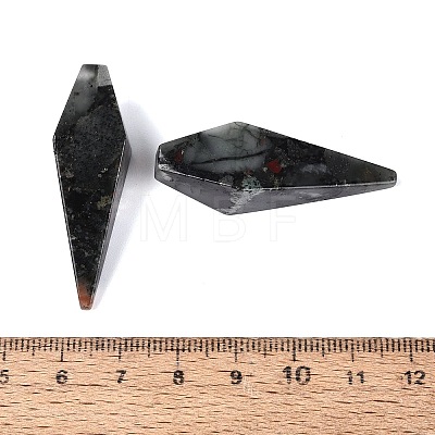 Natural African Bloodstone Pendants G-N362-22A-1