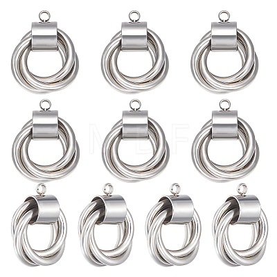 Unicraftale 10Pcs 304 Stainless Steel Pendants STAS-UN0046-55-1