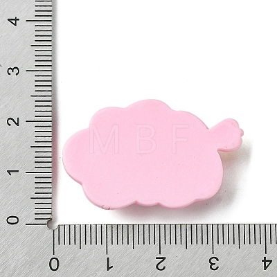 Pink Theme Opaque Resin Decoden Cabochons RESI-C045-06B-1