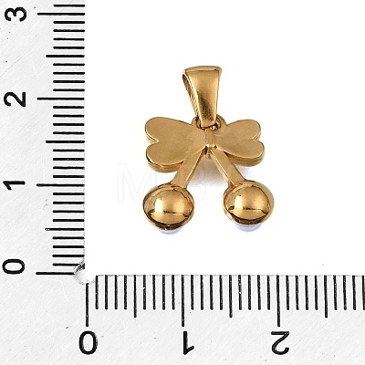 304 Stainless Steel Charms STAS-K322-22B-G-1