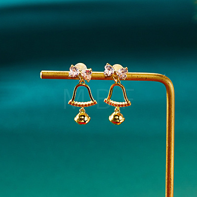 Alloy Enamel Dangle Stud Earrings FS-WG05549-08-1