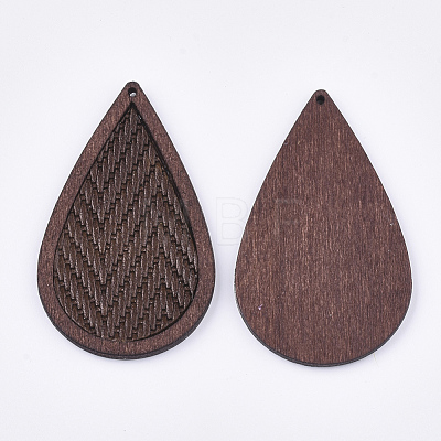 Eco-Friendly Cowhide Leather Big Pendants FIND-S301-41B-01-1