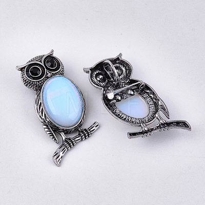 Opalite Brooches/Pendants G-S353-05G-1