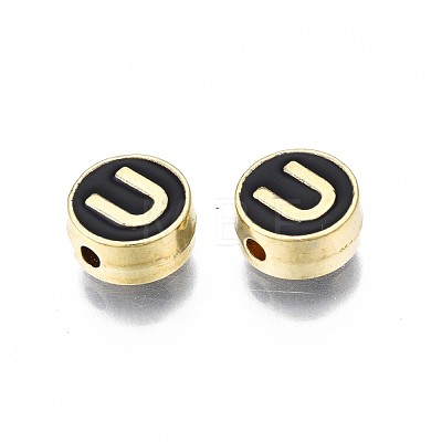 Alloy Enamel Beads ENAM-N052-006-02U-RS-1