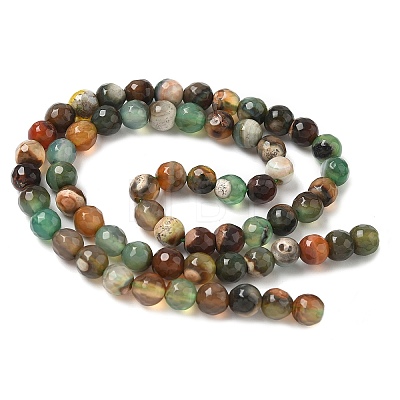 Natural Agate Beads Strands X-G-C082-A01-52-1
