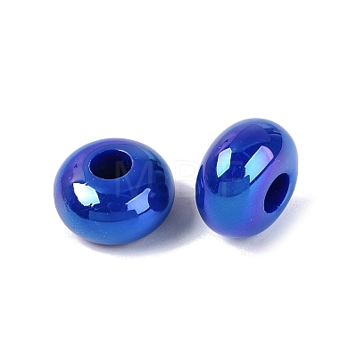 Opaque Acrylic European Beads OACR-E033-19B-1