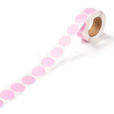 Self-Adhesive Blank Round Paper Gift Tag Stickers DIY-G013-I14-1