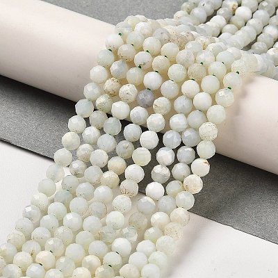 Natural Green Opal Beads Strands G-Z035-A02-03B-1