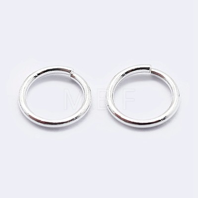 925 Sterling Silver Open Jump Rings STER-F036-02S-0.9x4mm-1