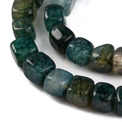 Natural Dragon Veins Agate Beads Strands G-G177-E12-01-1