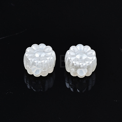 ABS Plastic Imitation Pearl Beads OACR-N008-116-1