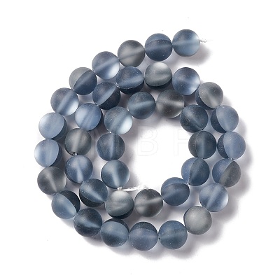 Synthetic Moonstone Beads Strands G-E573-01C-28-1