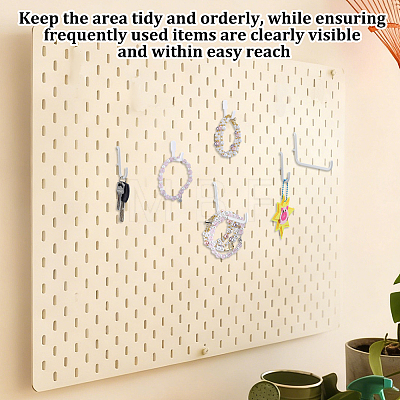 32Pcs 4 Styles Plastic & Steel Pegboard Hooks Sets FIND-NB0007-32-1